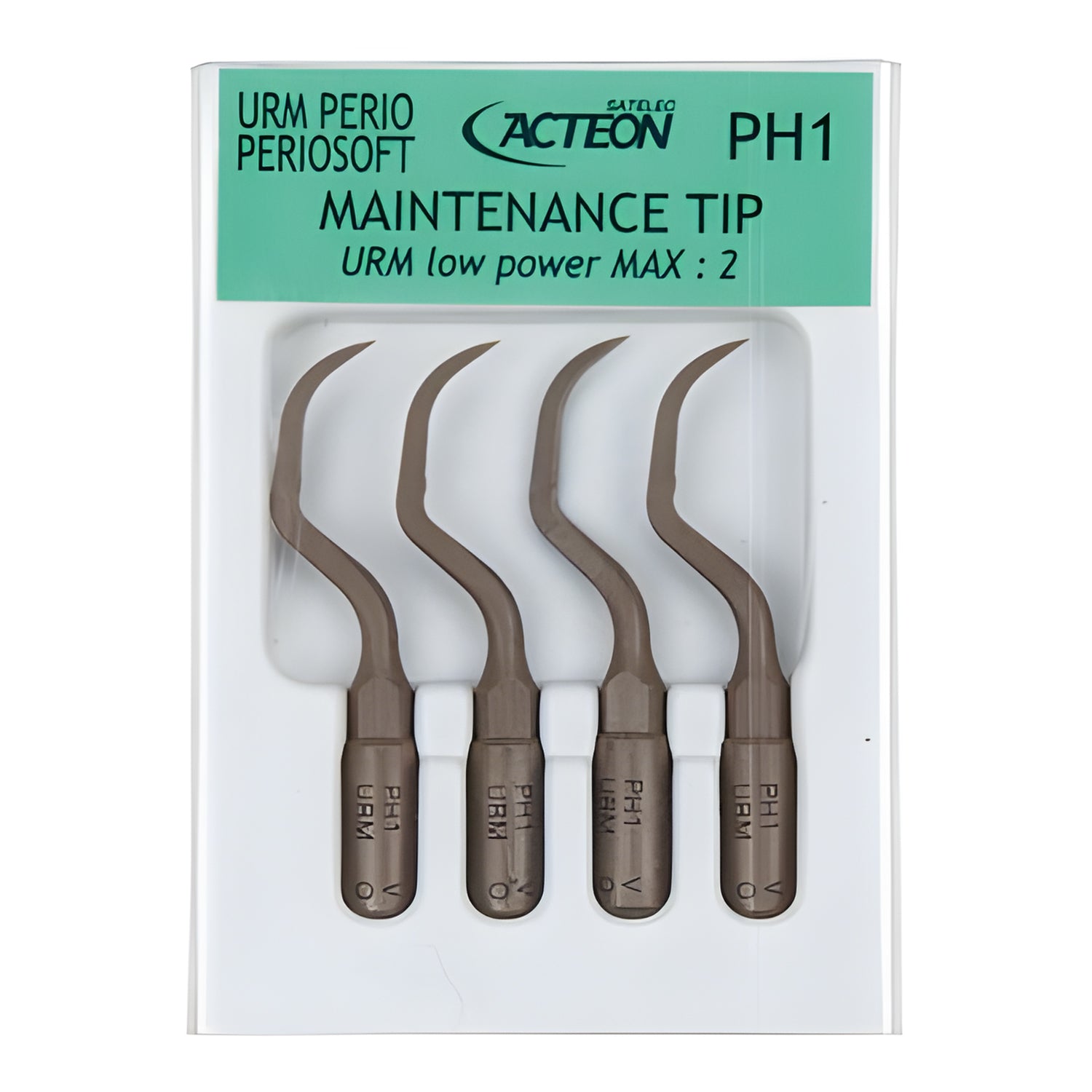 Acteon F00702 Periosoft Micro Tips PH1 - Universal Curette Shape - Effective And Precise Treatment- Pack of 4 Acteon F00702 Periosoft Micro Tips PH1 - Universal Curette Shape - Effective And Precise Treatment- Pack of 4